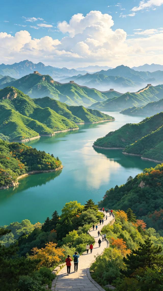 国庆假期，不少人走出家门畅游千里江山，赴一场山河盛宴，在大好风光之中感受家国之美
