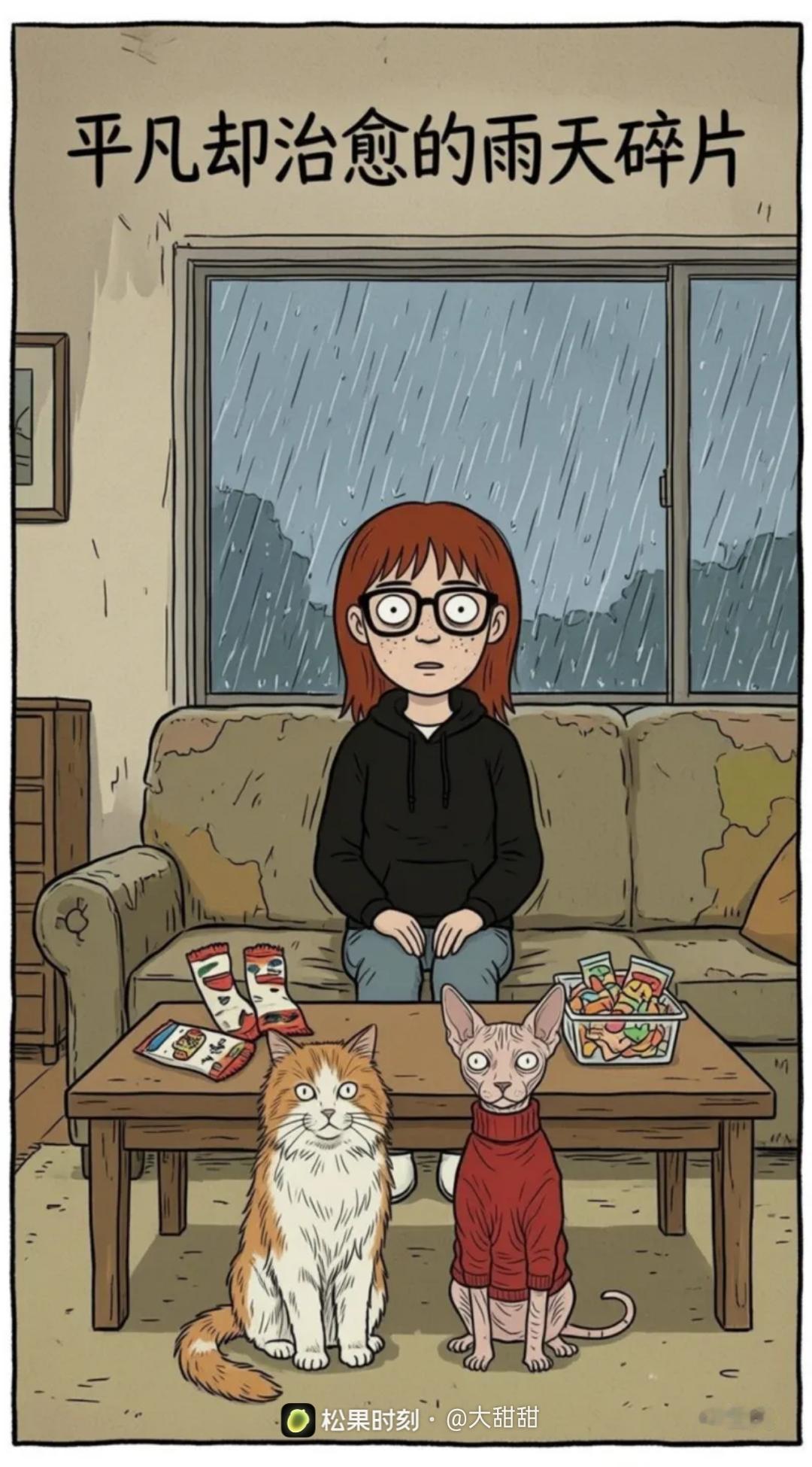 不能再胖了，该减肥了~治愈漫画 漫画里的家 漫画 双相情感障碍