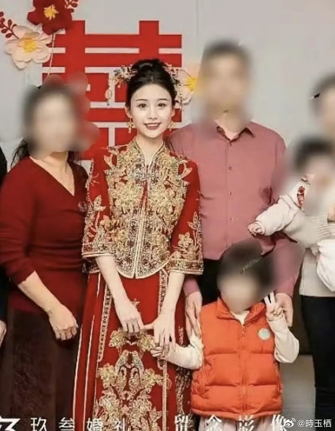 素人这么好运，能娶到这么漂亮的 ​​​