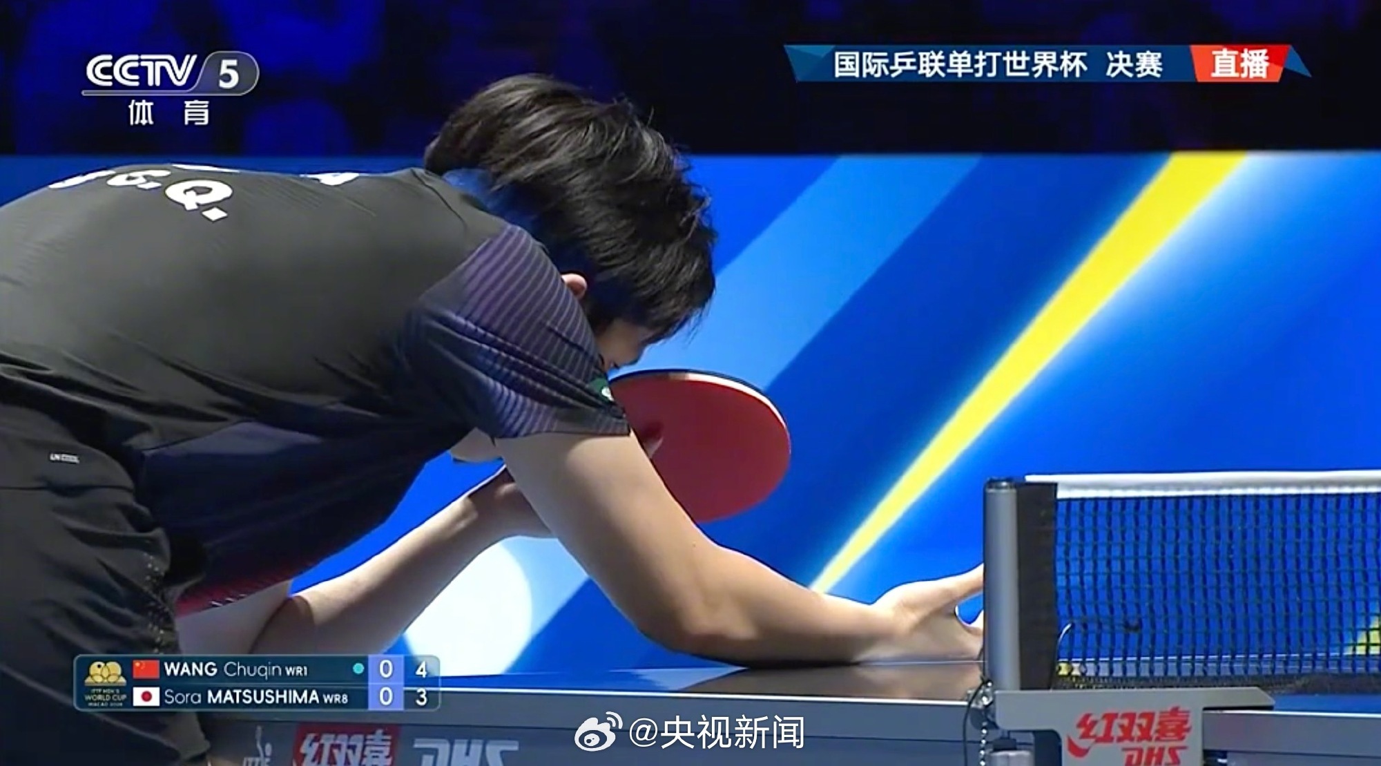 【祝贺！#王楚钦世界杯冠军#】#王楚钦4比3胜松岛辉空# 今天，国际乒联单打世界