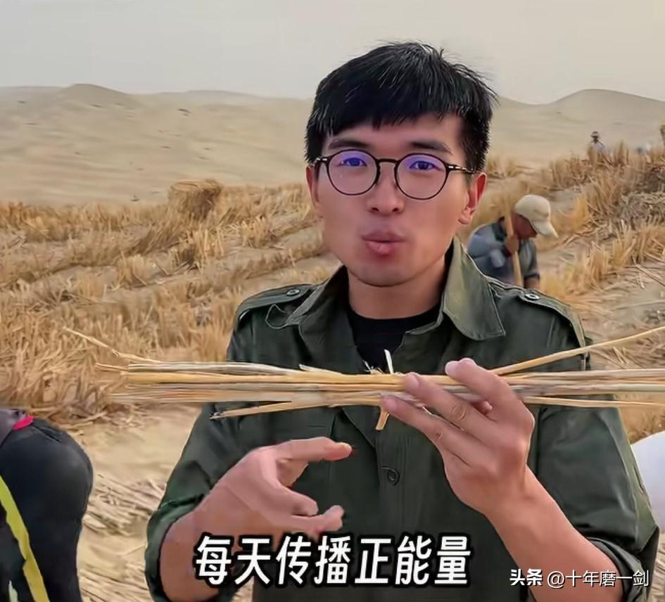 治沙人了不起，他们是在挑战大自然，在沙地产出了小麦，虽然产量不高，但是已给人们带