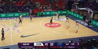 高诗岩实在是高啊！在今天男篮亚洲杯中国男篮对阵韩国男篮的上半场比赛中，防守悍将高