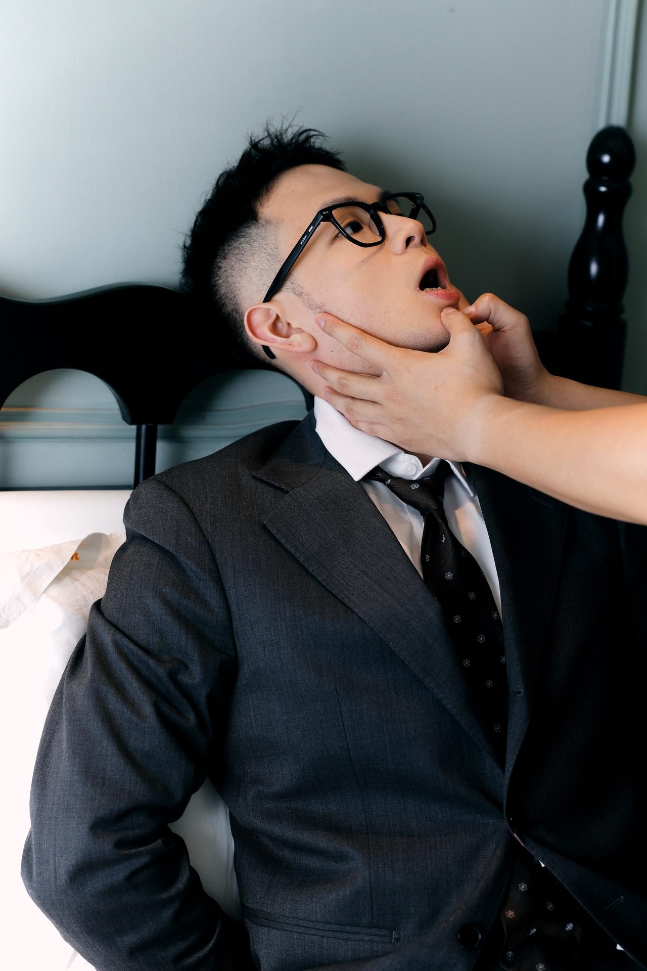 张嘴摄影 拍出电影感 正装