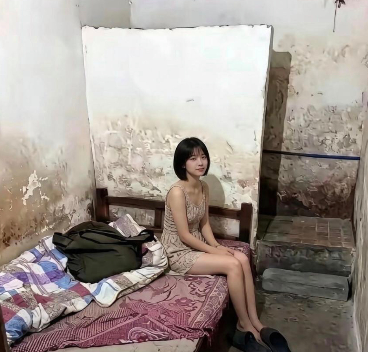 看到这种环境真的觉得好心酸啊，怎么住的下去的？ 