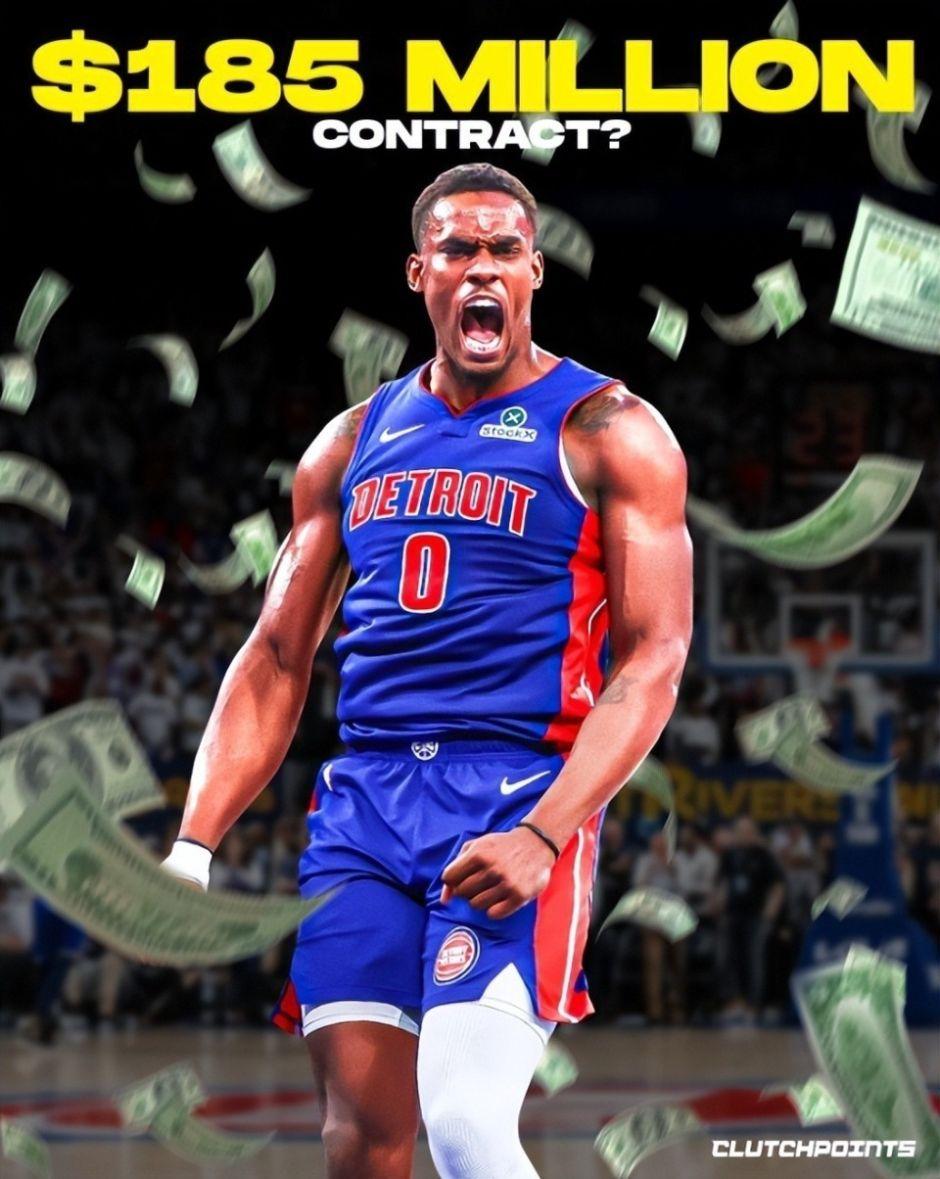 NBA记者Brett Siegel在节目中透露，活塞目前给杜伦的报价大概是250