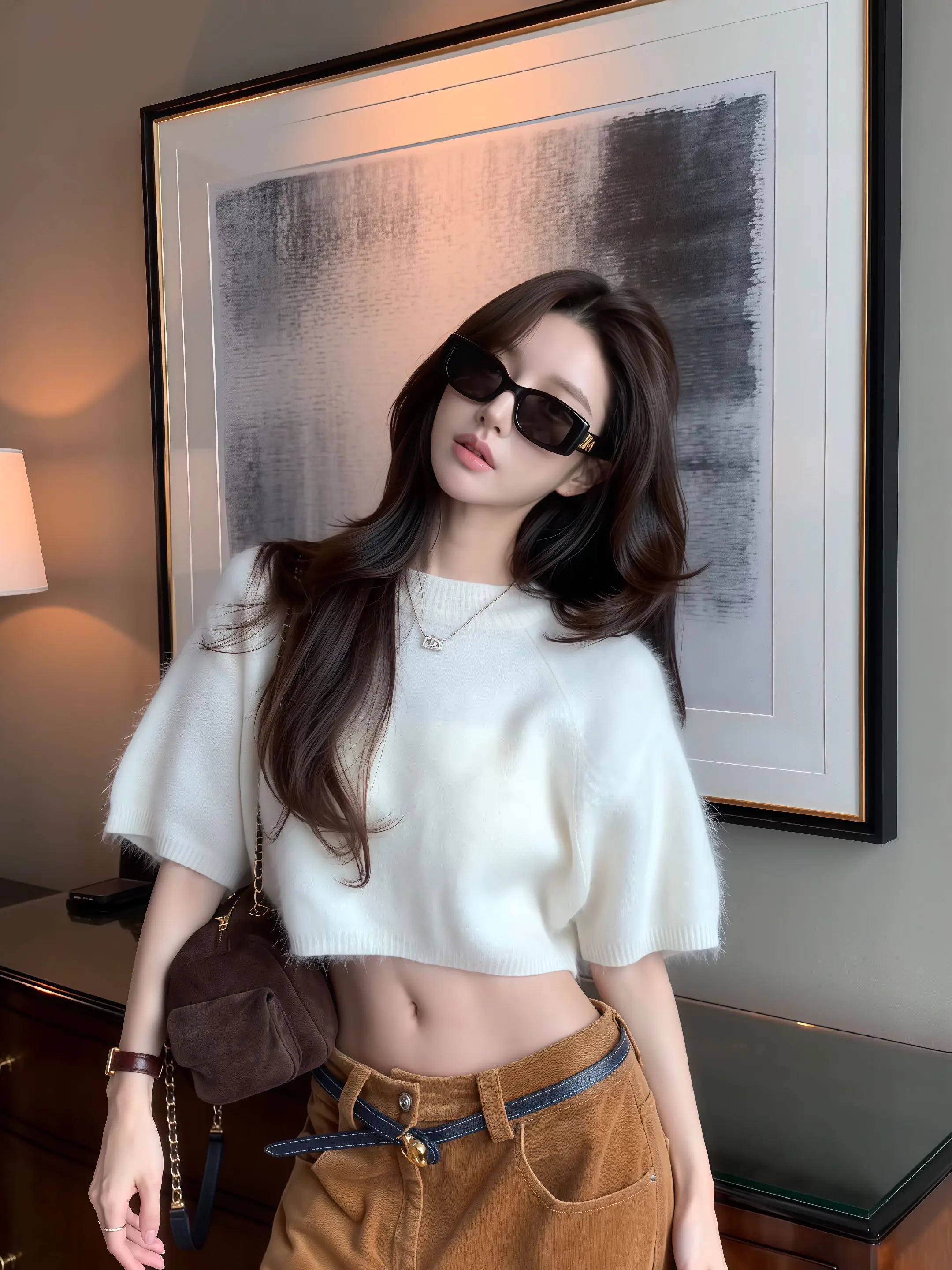 慵懒高级感ootd 酷飒御姐风