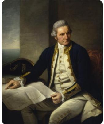 詹姆斯·库克
詹姆斯·库克，这位英国历史上著名的航海家、探险家和制图师，以其勇敢