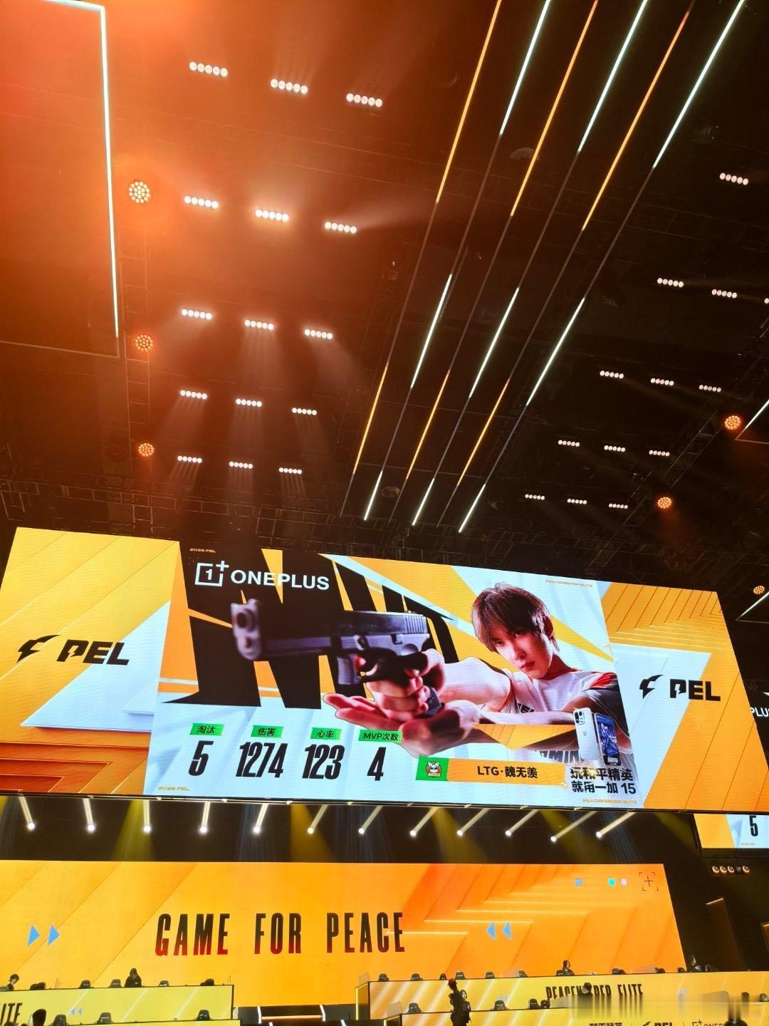 LTG和平精英分部帅哥MVP来咯～pel第三周冠军之夜
