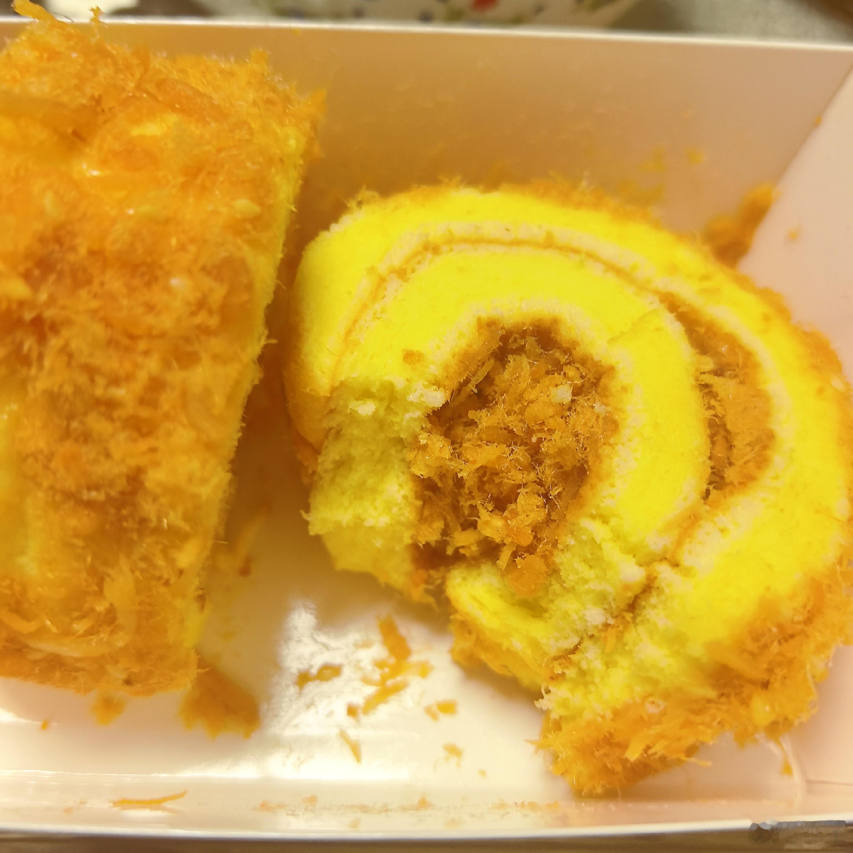 做了非常成功的肉松卷
