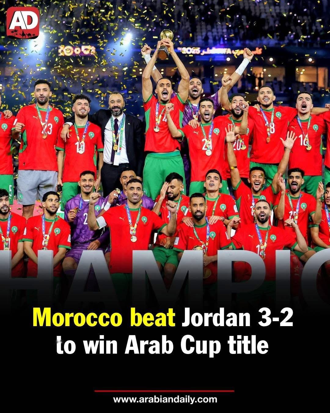 阿拉伯國家盃決賽，開波 3分半鐘摩洛哥嘅坦蘭尼（Oussama Tannane）