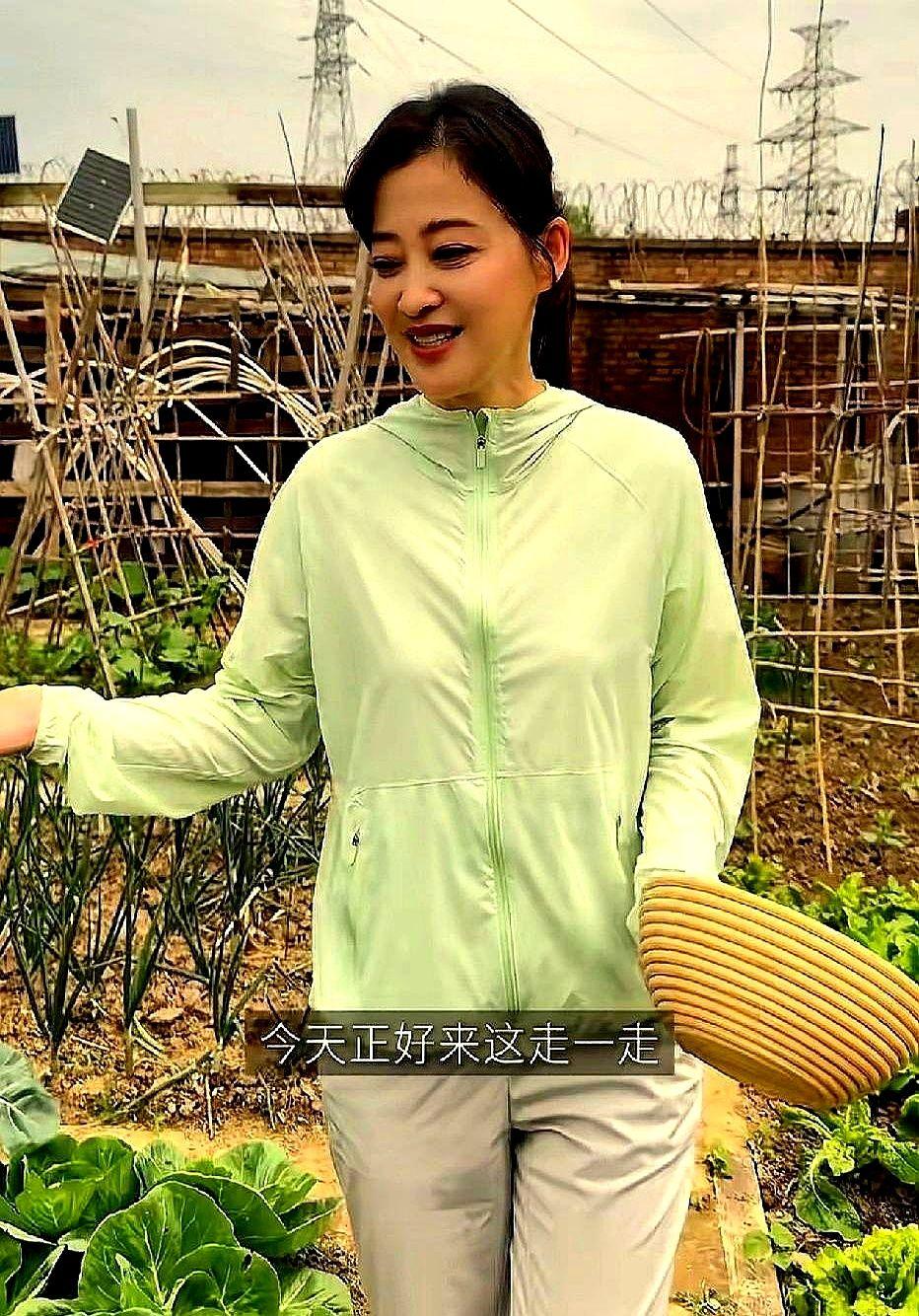 梅婷家的院子，跟别人家的太不一样。
她把整个院子都种上了大葱和蔬菜，收工回家就把