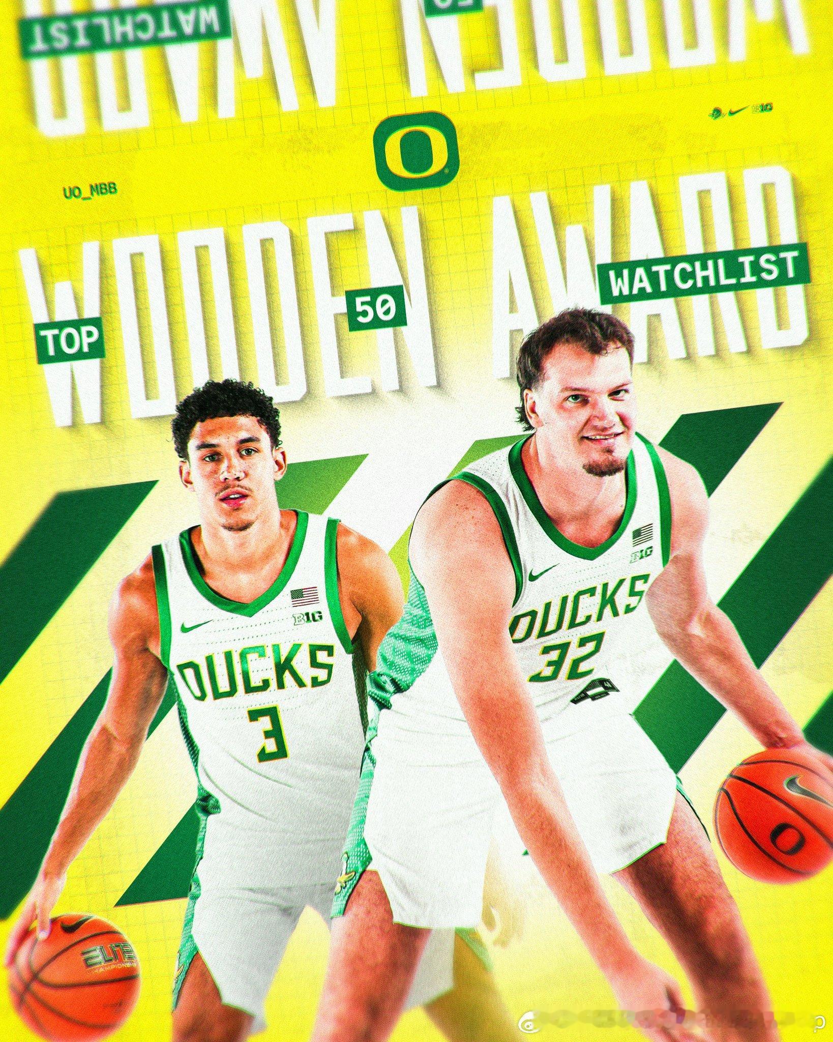 俄勒冈大学双核Nate Bittle因腿伤预计将缺席一个月的比赛，Jackson