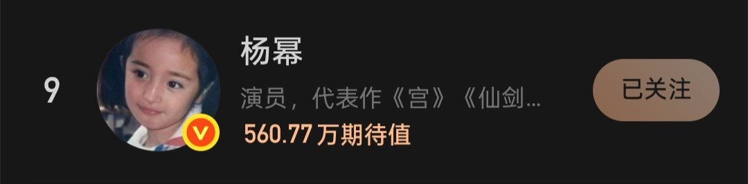 微博之夜大屏已拿下！女星第一杨幂！幂粉好牛👏 