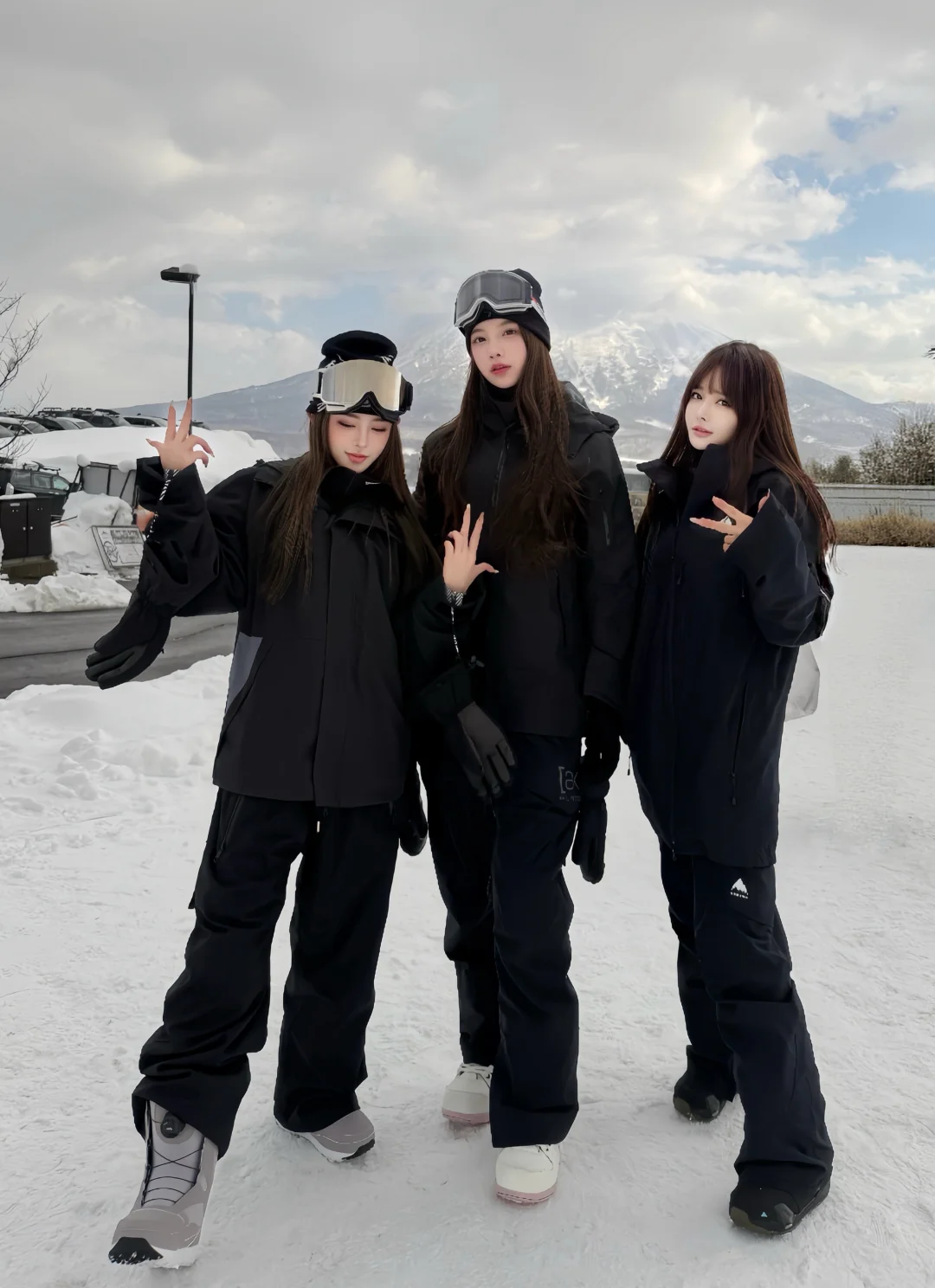 没回消息就是在滑雪🏂