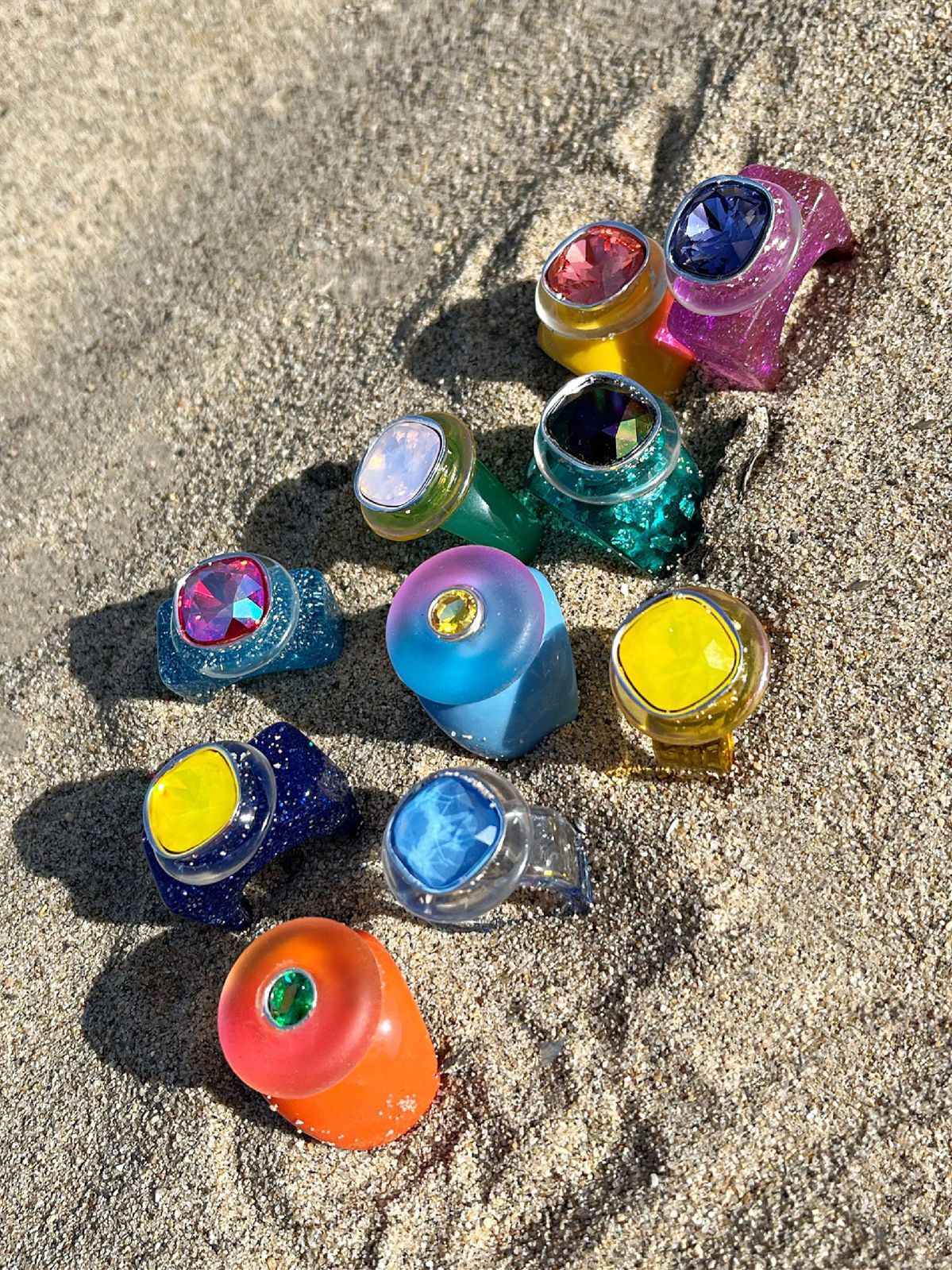 夏日彩虹糖戒指🍬🍭🌈🌀 