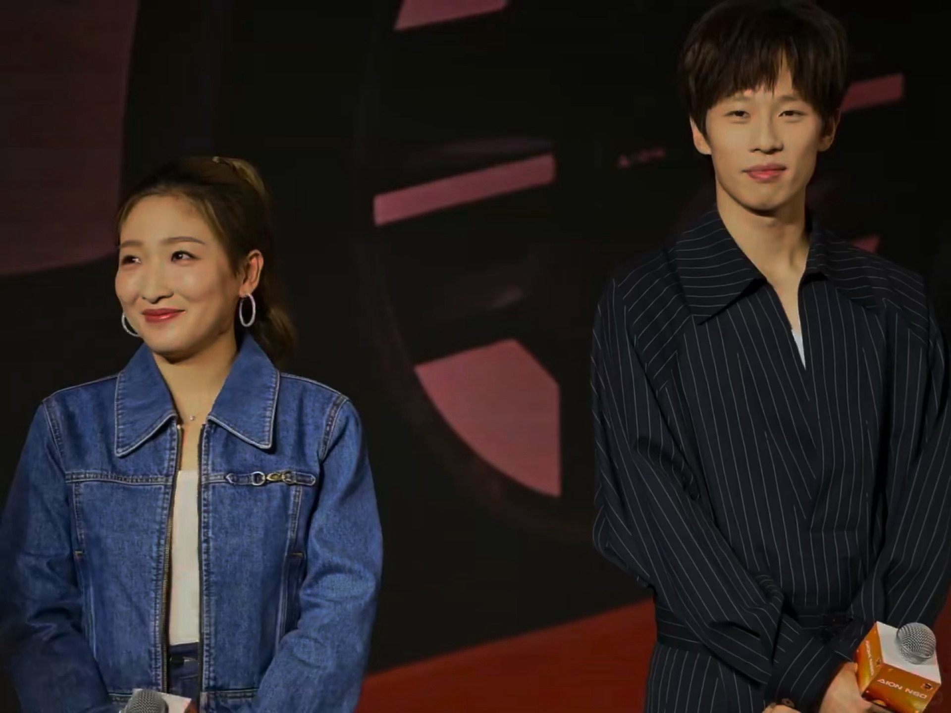 live图都如此貌美的诗与远方～林高远、刘诗雯出席埃安N60发布会（cr:嚣张卫