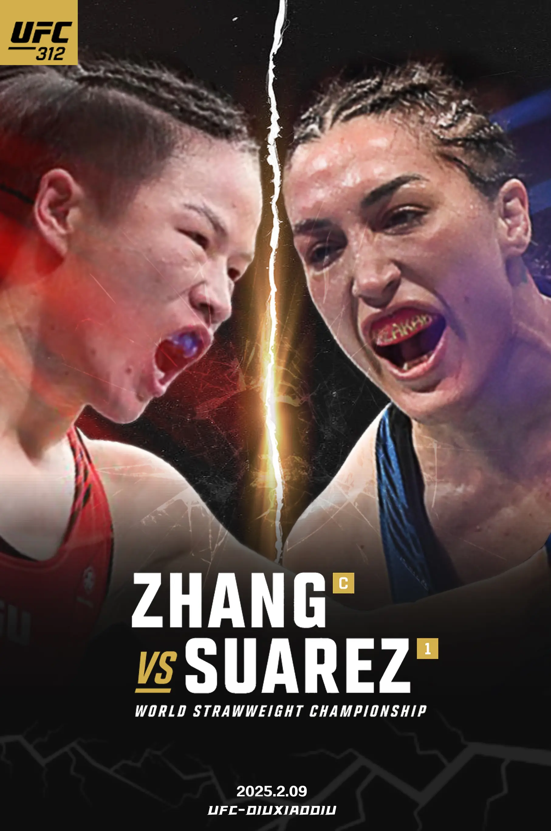 UFC 312 澳大利亚悉尼站。张伟丽将迎来最强敌苏亚雷斯，希望伟丽继...
