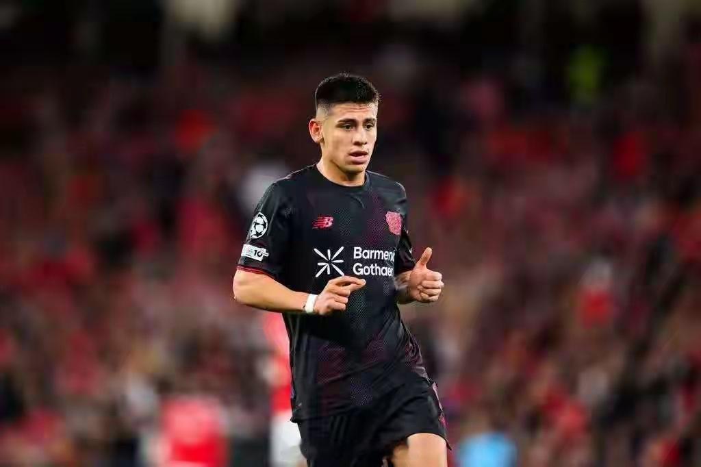 曼城新星埃切维里夏窗租借加盟勒沃库森后表现不及预期，本赛季仅获240分钟出场时间