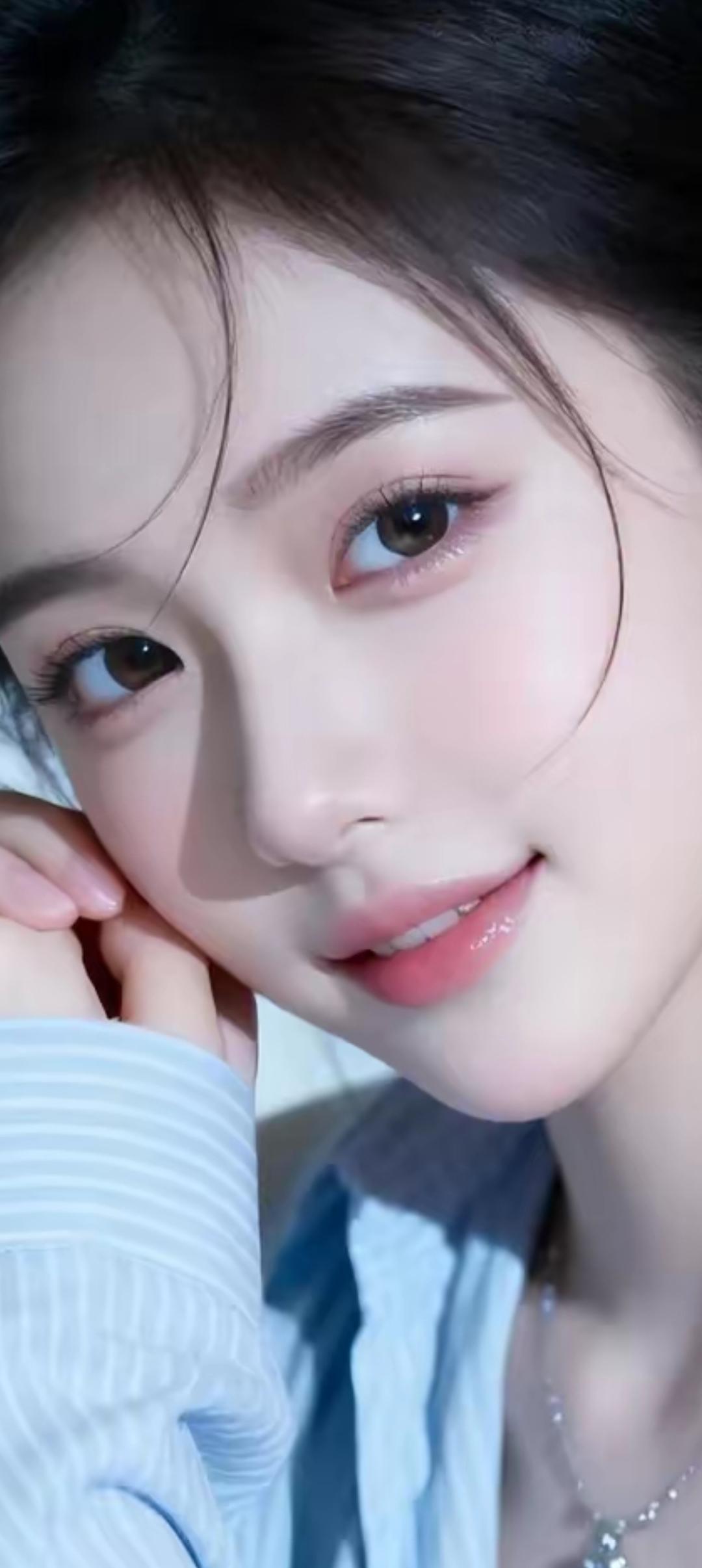 温柔甜美的少女，浅笑如春日暖阳。