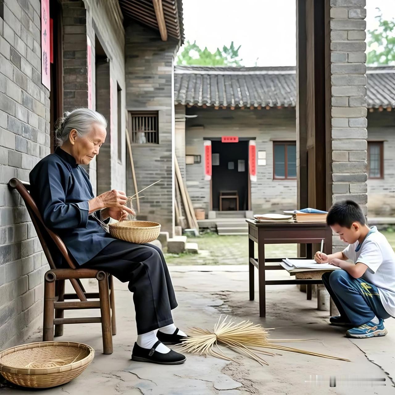 #记录秋日生活点滴#留守儿童：祖孙情深，共筑成长梦

在广袤的农村大地上，有一群