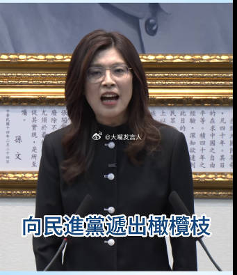 郑丽文返台后穿大陆定制中山装亮相  转中新网：郑丽文，15日身着一袭中山装亮相返