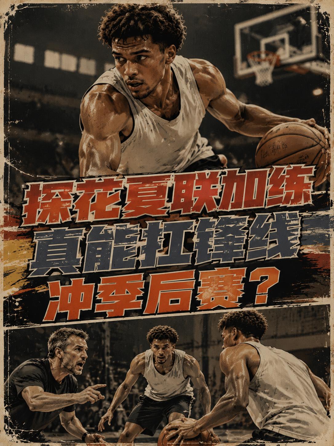 NBA探花郎开始玩命了，他不仅想通过夏季联赛释放自己的天赋，还想通过实际行动完成