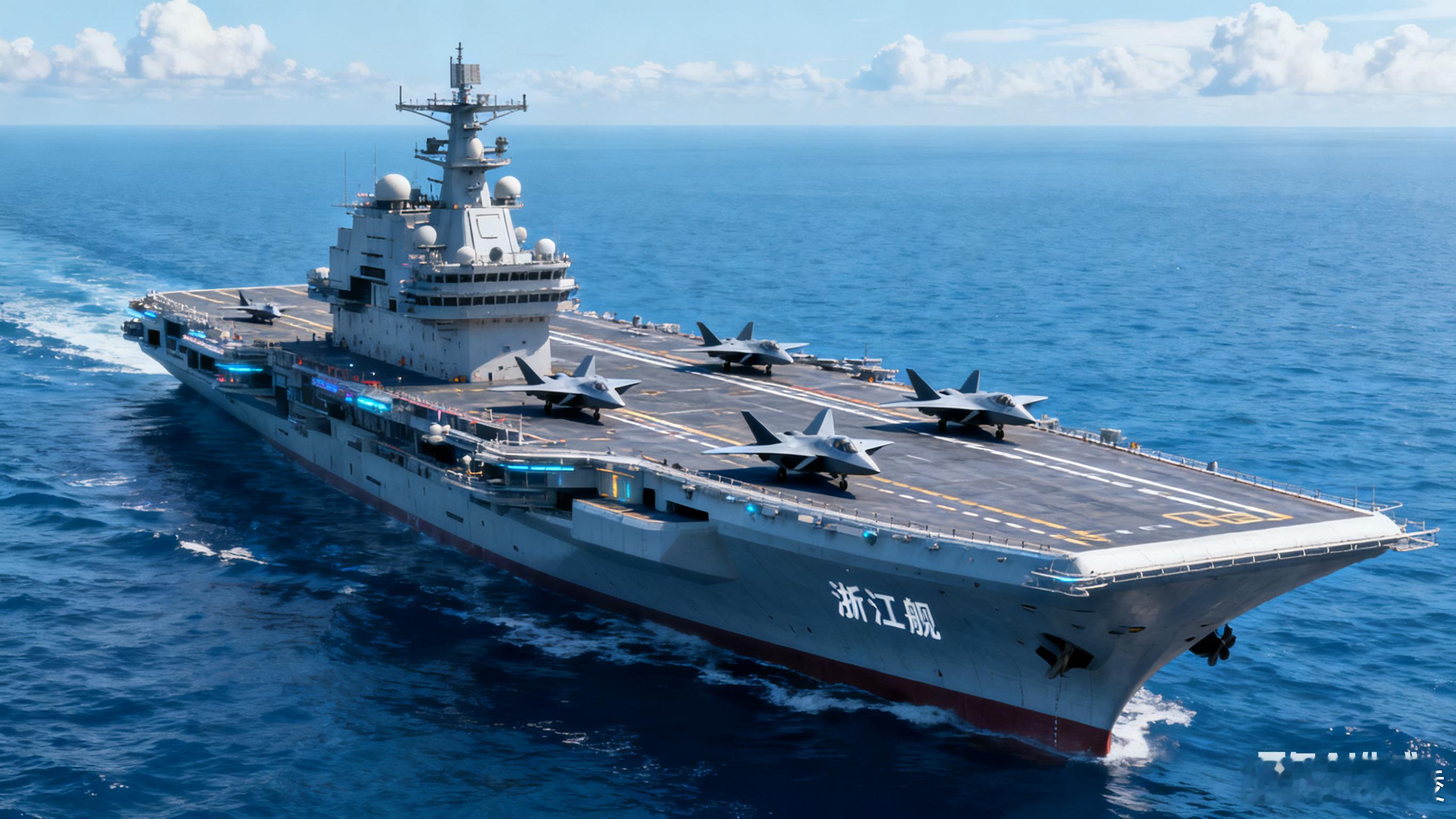 开始期待下一艘航母叫啥 叫浙江舰。作为沿海强省，这里有深厚海防记忆、顶尖海洋科技
