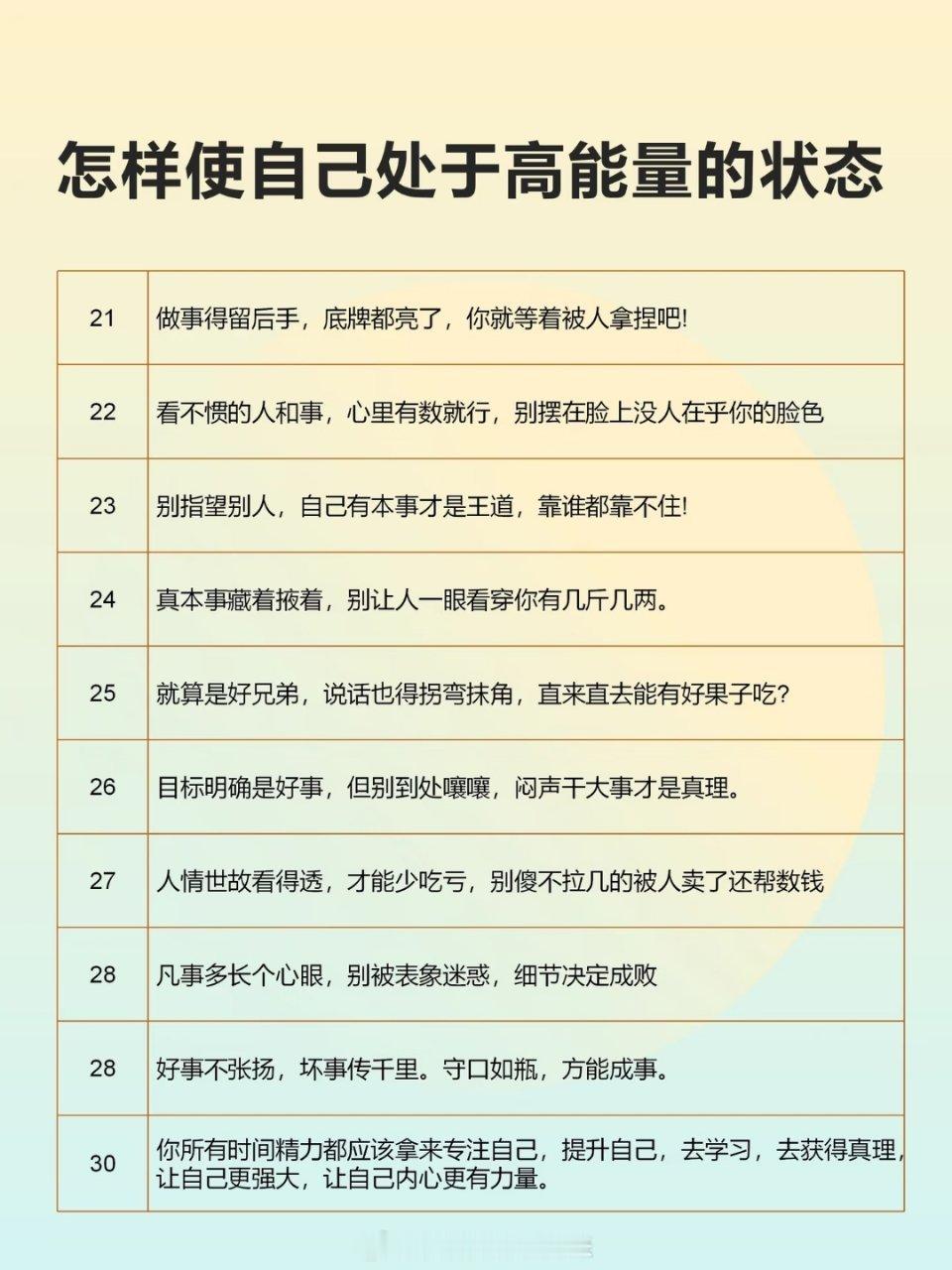 怎样使自己处于高能量的状态 