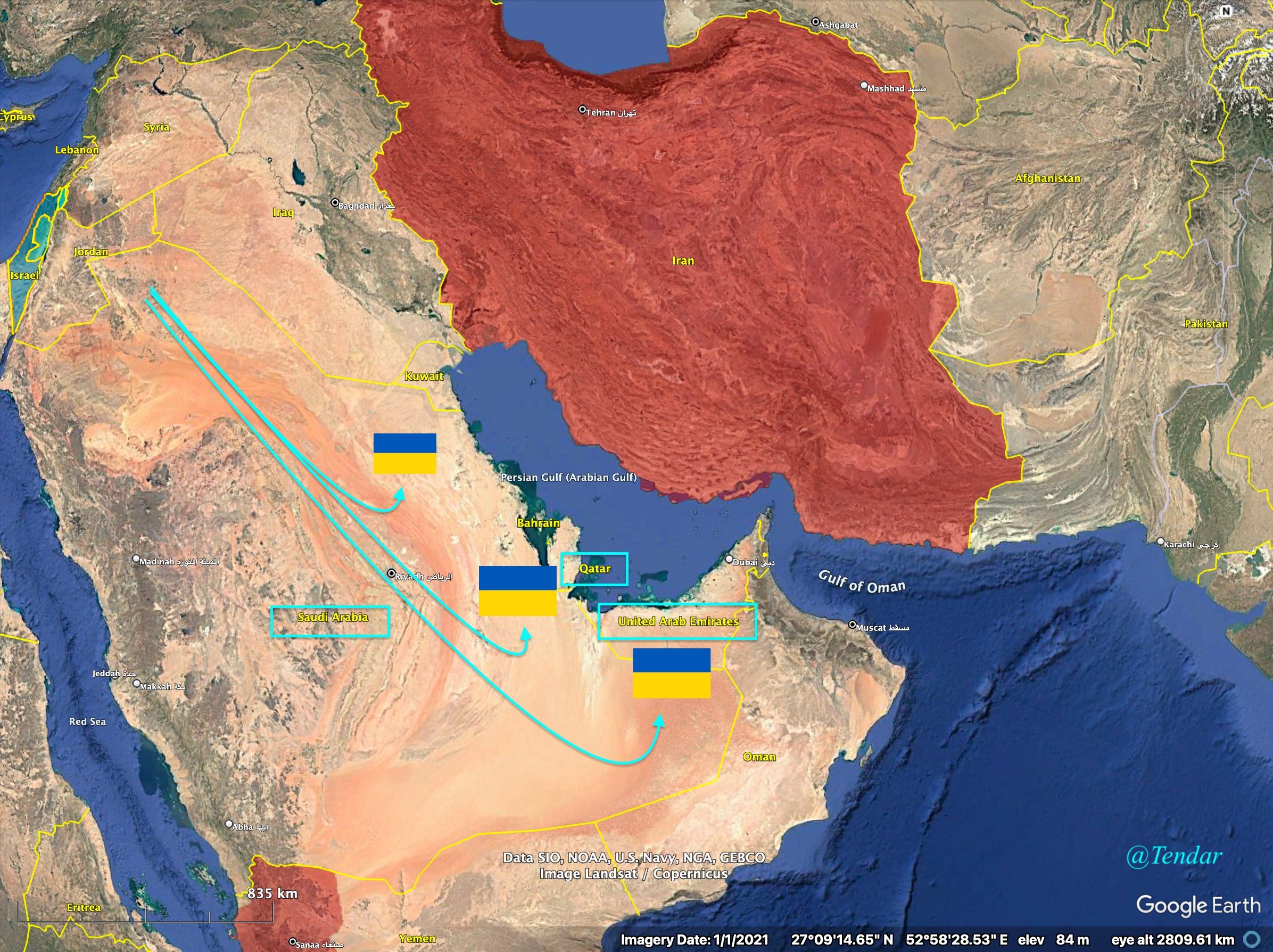 来自乌克兰的三支专业无人机队已抵达中东，协助打击伊朗无人机。首批获得支援的三个国