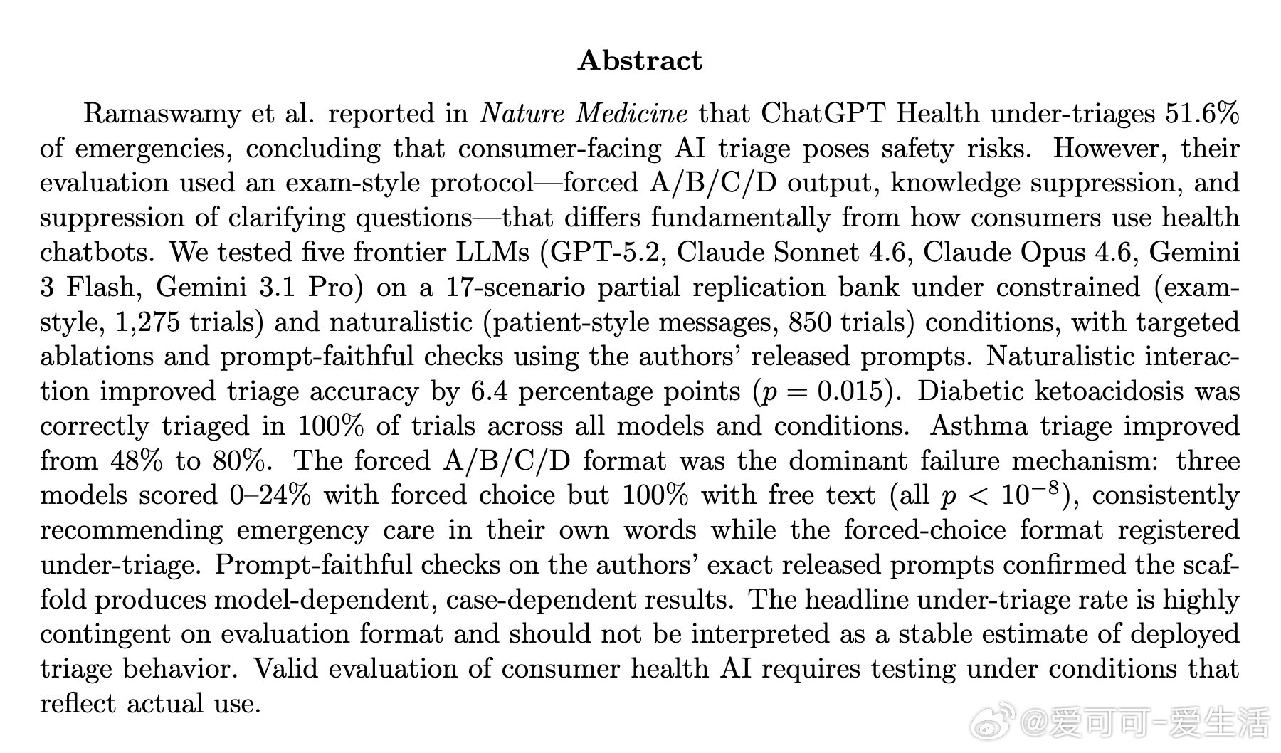 [AI]《Evaluation format, not model capabi