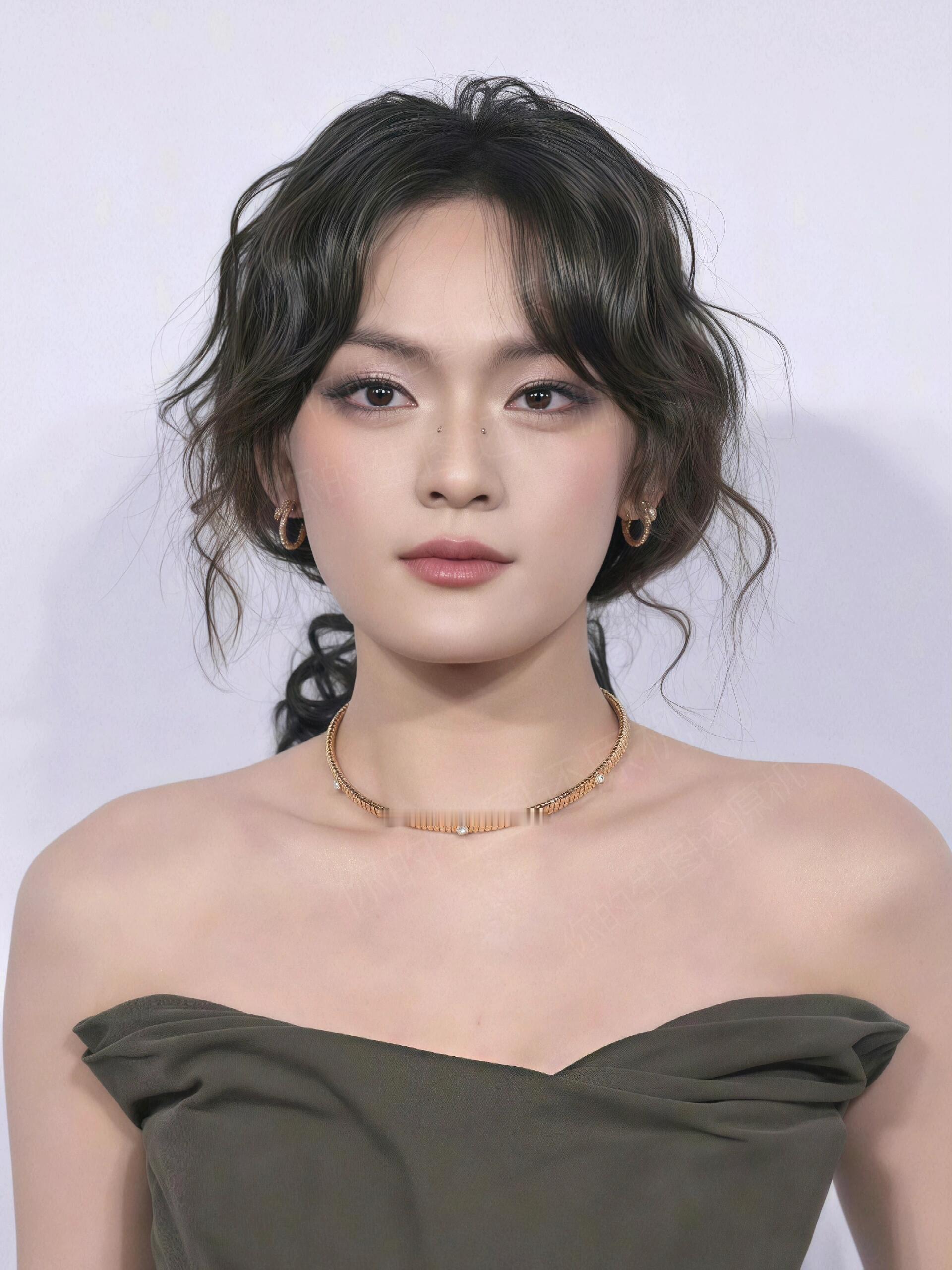 文淇化浓妆还是好违和，小女孩强装大人 