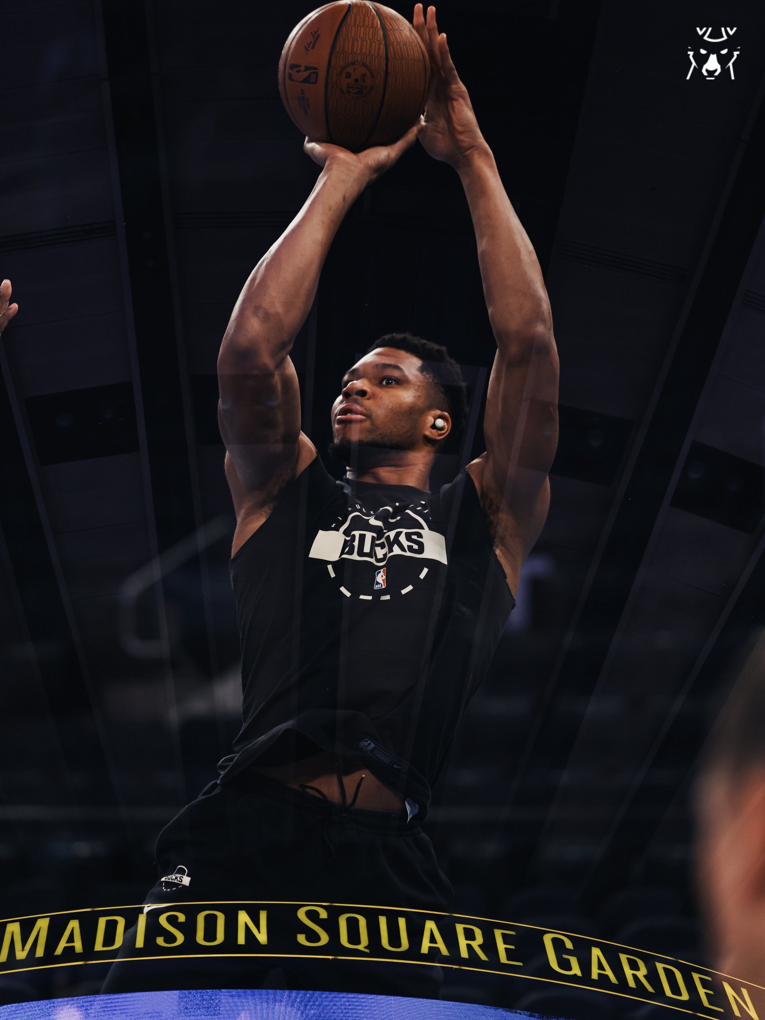 此前因腹股沟伤病缺席4场的字母，今日在麦迪逊广场花园复出战尼克斯。雄鹿目前6连败