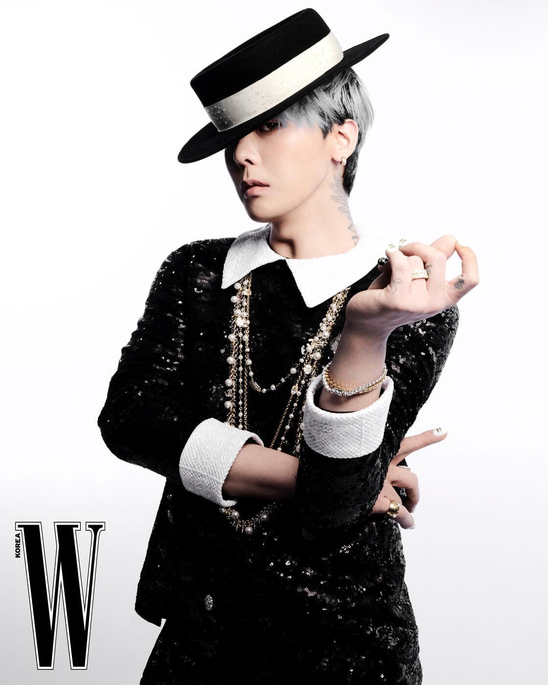 权志龙W Korea 11月刊CHANEL画报公开