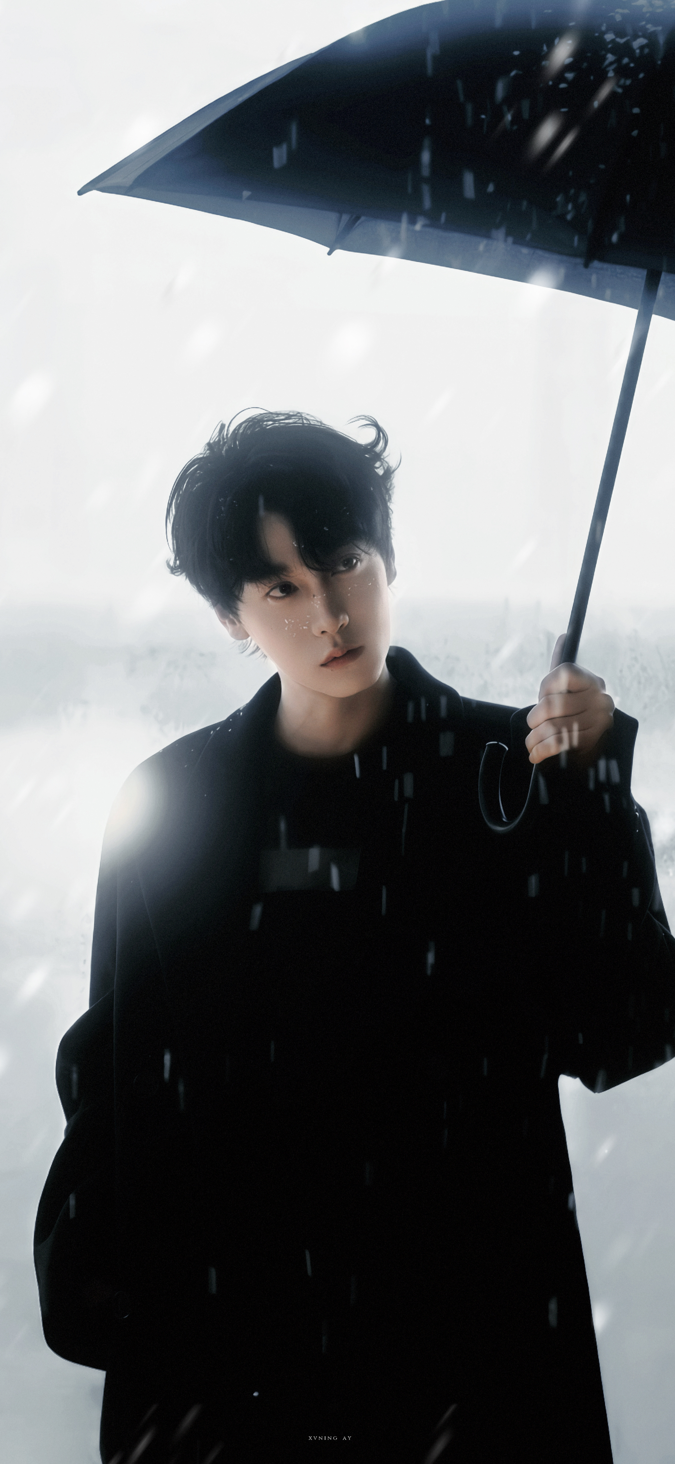 我的伞都为你倾斜 