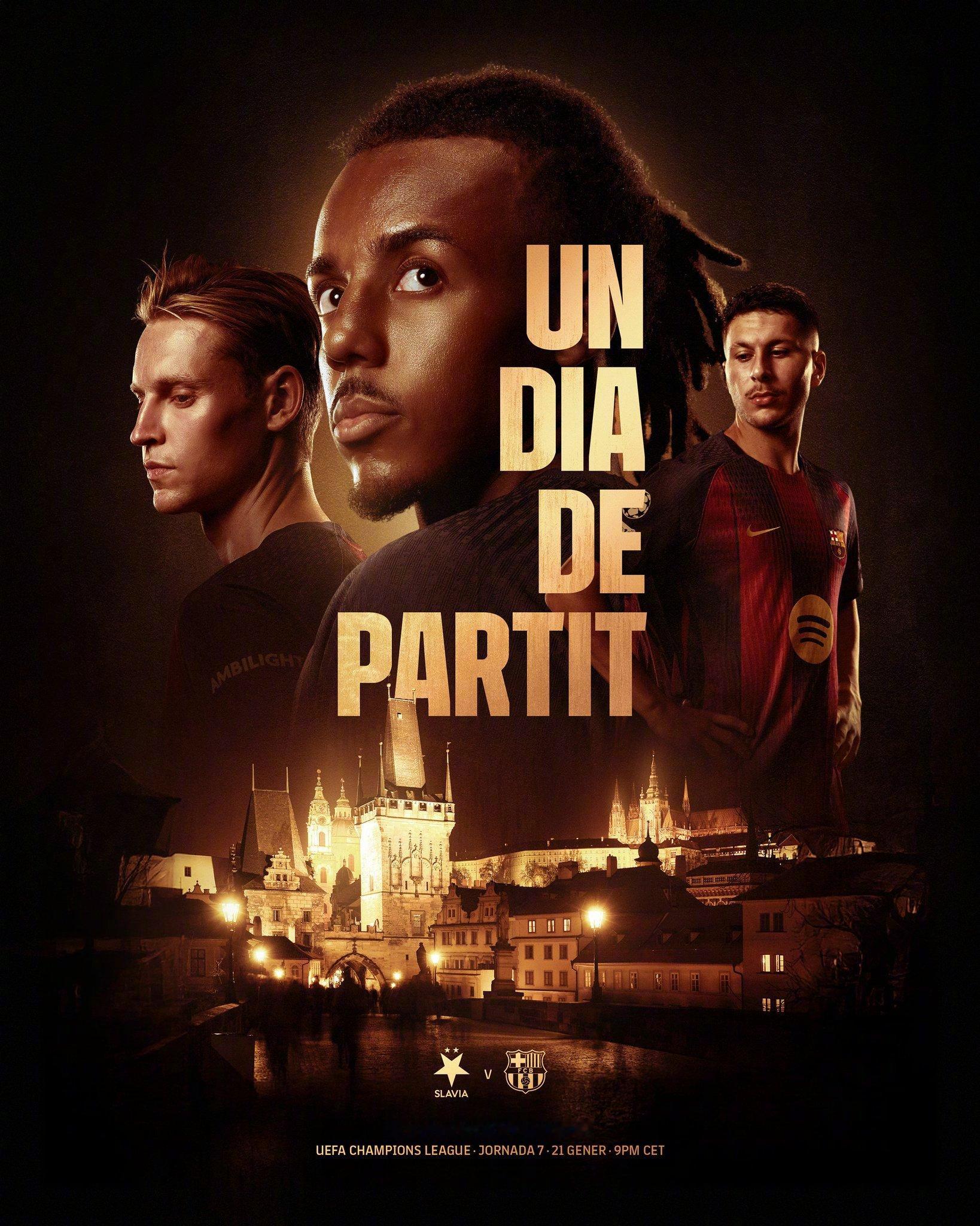 布拉格斯拉维亚vs巴萨 比赛预告🆚赛事：欧冠联赛阶段第7轮⏰时间：1月22日0