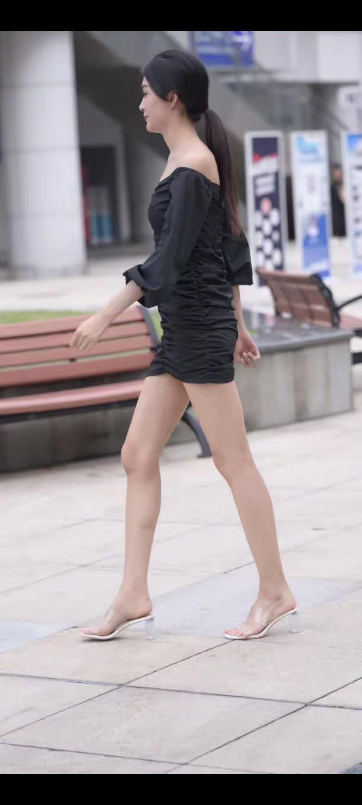 街拍示范双搭配示范