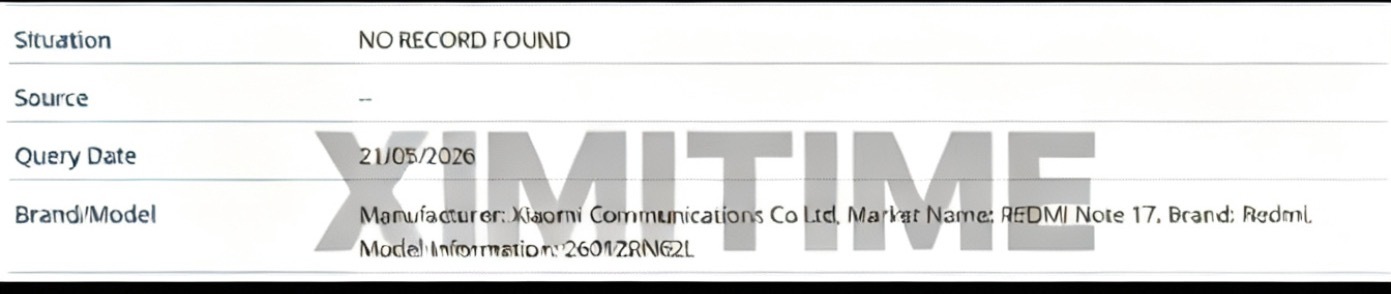 刷到Redmi Note17的认证信息，我直接看懵了，居然跳过了Note16直接