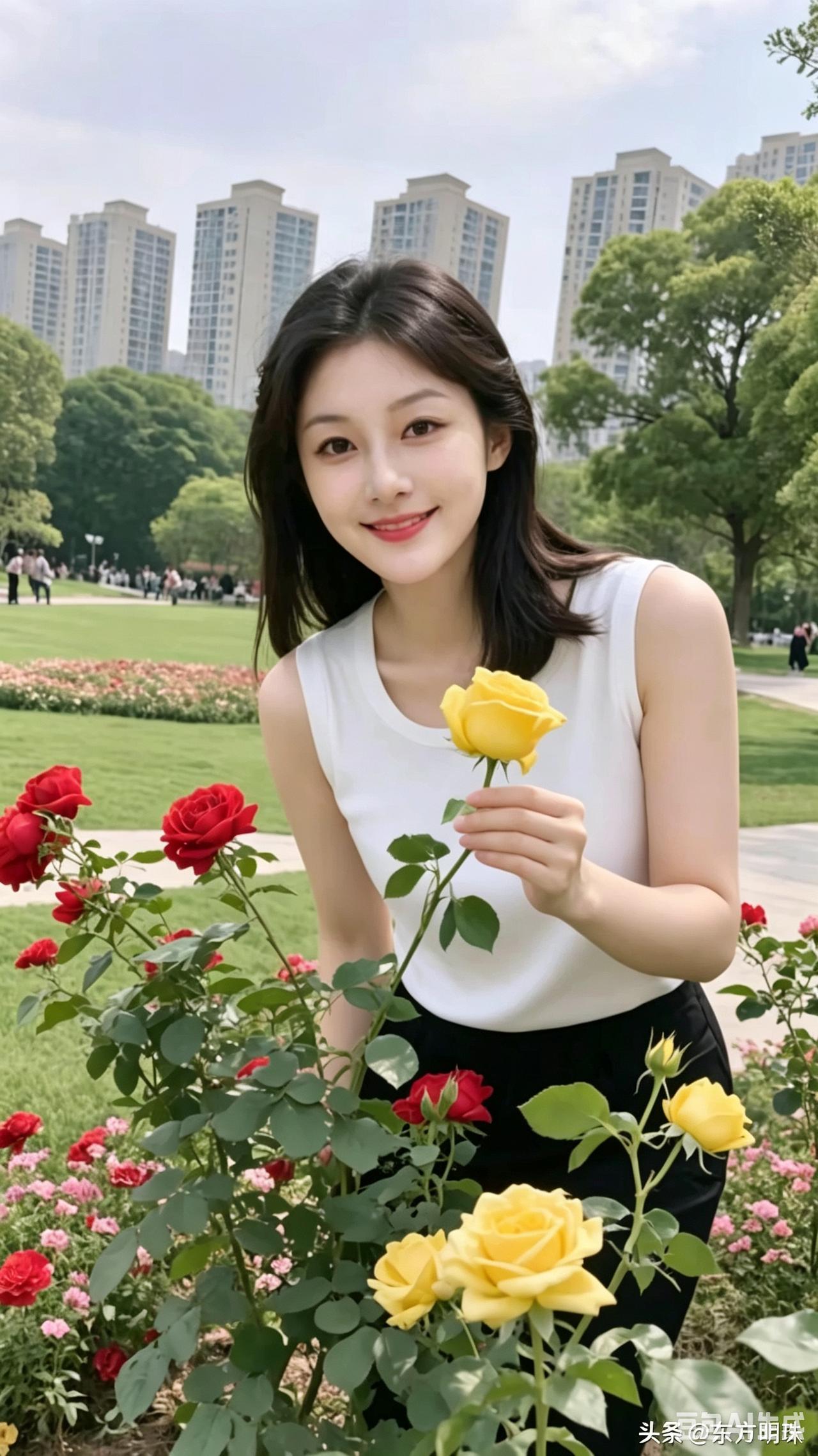 市区免费月季花海藏不住，半小时短途邂逅满园温柔
 
不用驱车奔赴远郊，家附近城市