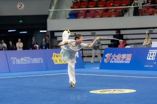 今天，2026年全国武术套路锦标赛（女子自选项目赛区）暨第二十届亚运会武术套路项