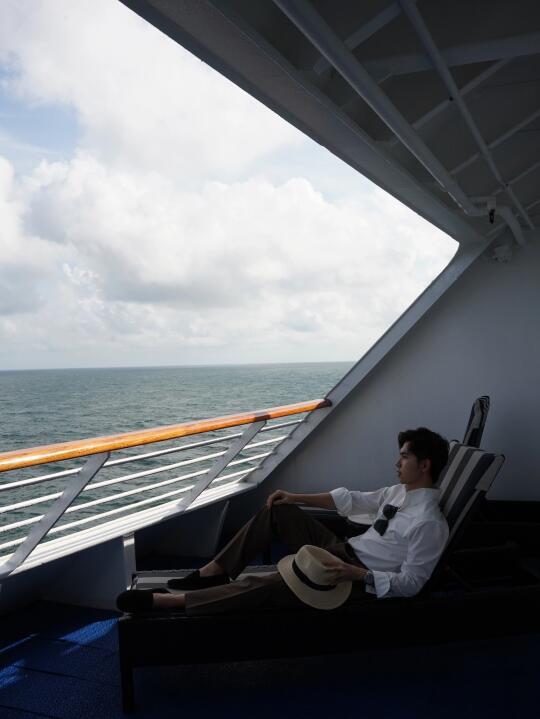 是自由的海风🚢邮轮旅行松弛感的一天