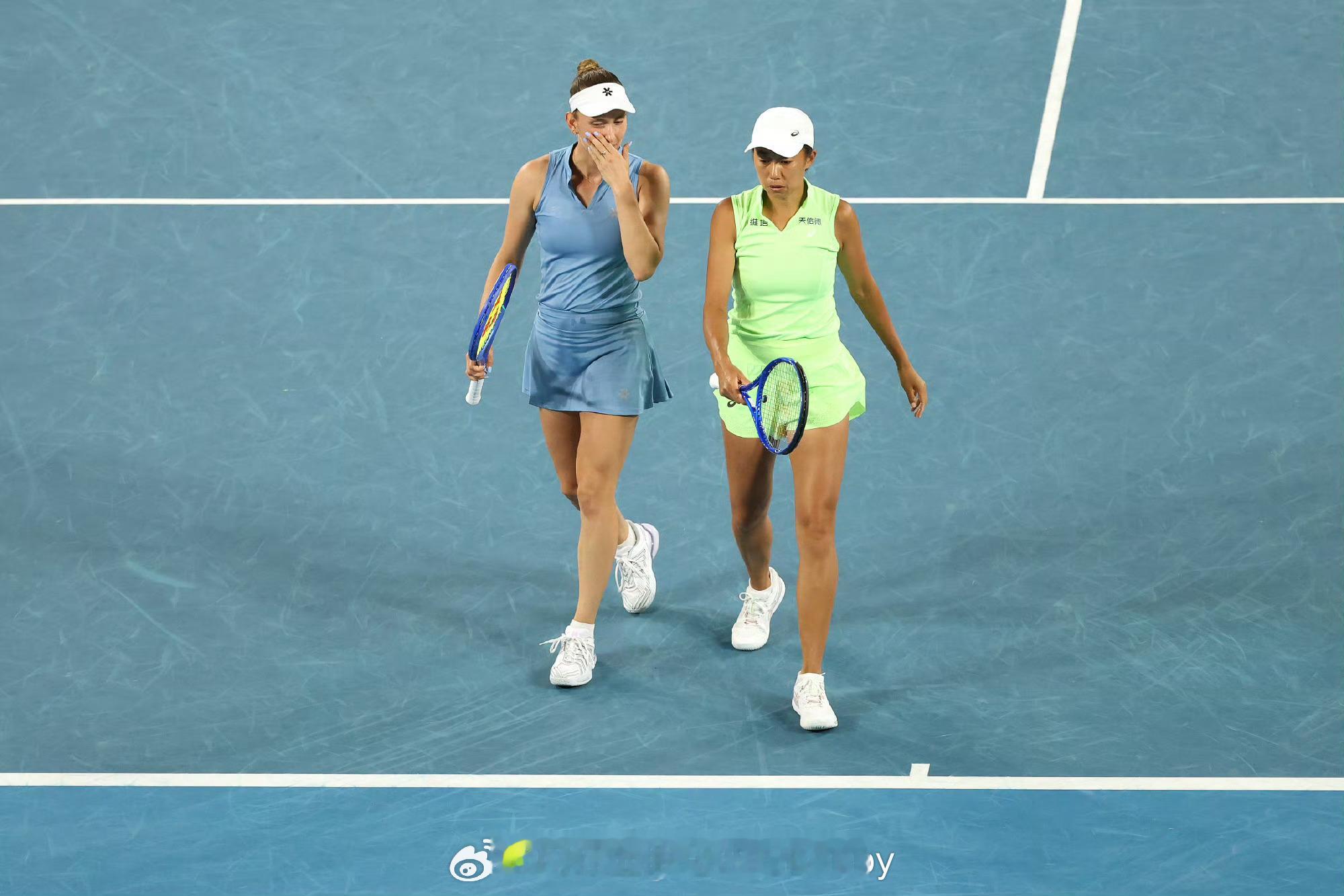 张帅第5️⃣次晋级大满贯女双决赛:2胜2负梅尔滕斯第8️⃣次晋级大满贯女双决赛: