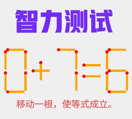 火柴棒智力游戏来啦，赶快测试你的智力吧！
看看一分钟能否找到答案？

#智力大挑