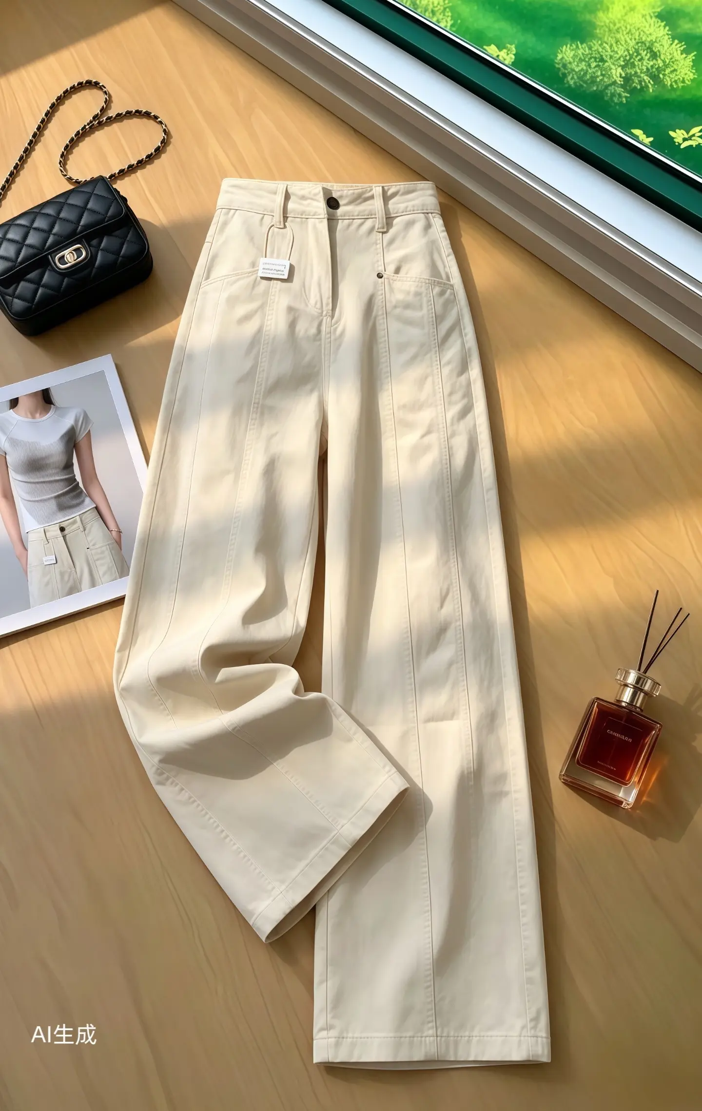 百搭阔腿裤 穿出自己的风格 一眼就爱上的神裤 夏季穿搭 多巴胺女孩穿搭