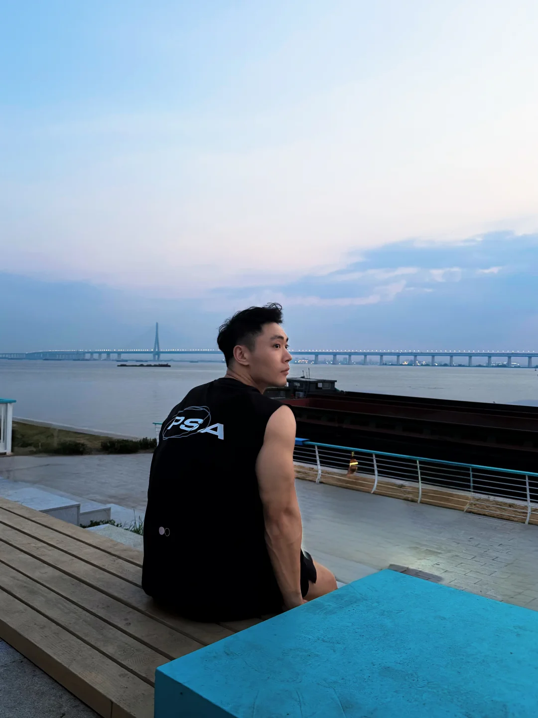 夏天夕阳🌇 晚风吹面