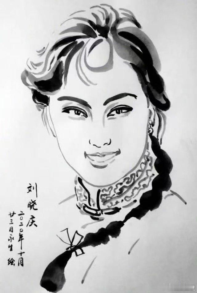 刘晓庆晒肖像画刘晓庆分享朋友们画的肖像刘晓庆分享朋友们画的肖像，好看， ​​​