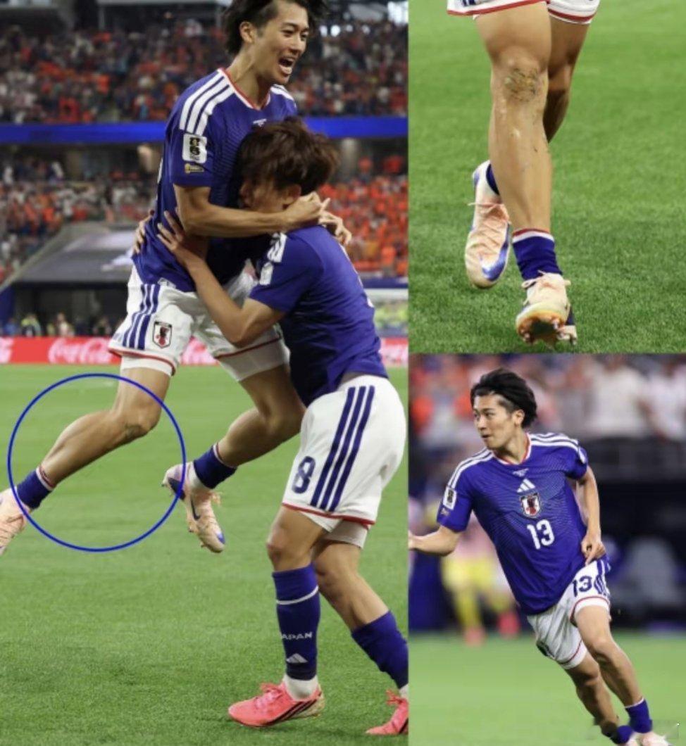 日本球员不戴护腿板违规吗在日本队2-2战平荷兰队的赛事后，打入球队首球的中村敬斗