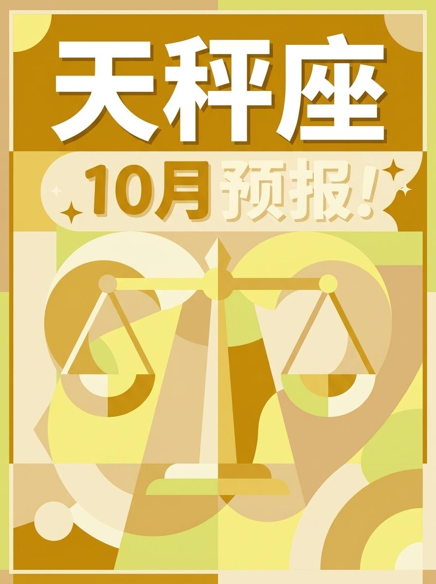 10月的天秤座，清醒把控全局，从容拿捏！。 参考太阳+上升