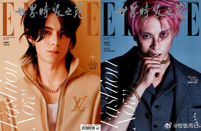 ELLE拍的流量生王鹤棣2025年金九刊檀健次2025年开年刊张凌赫2026年4