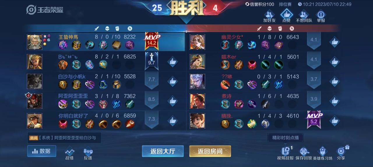 这就是抢我米莱狄的下场，7分钟我姜子牙15级，你拿什么跟我打