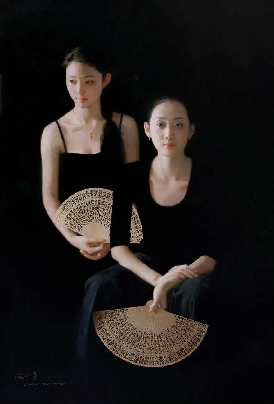 陈衍宁《风影》布面油画 167cm×122cm